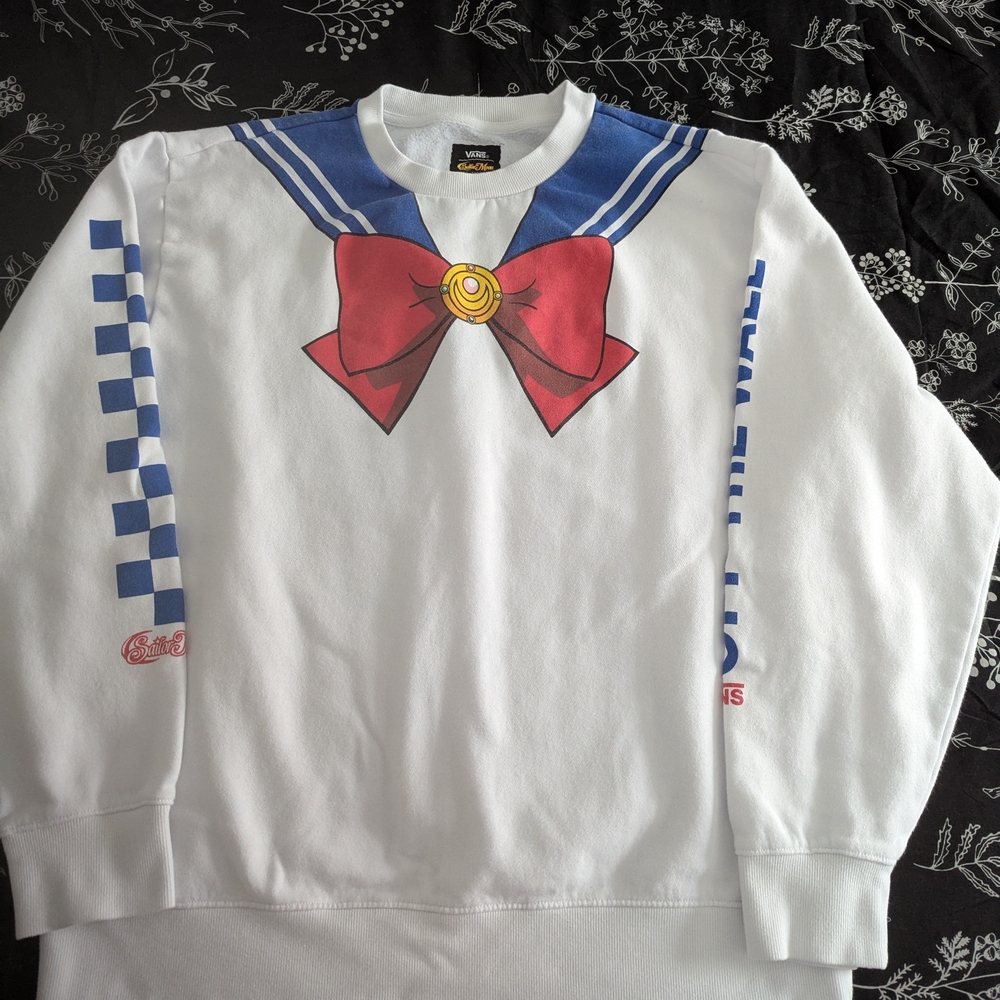Vans Sailor Moon White Sweatshirt